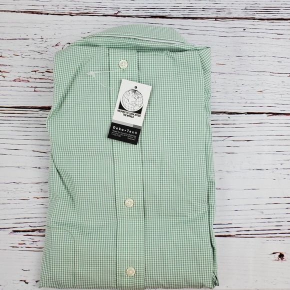 Van Heusen Button Down Dress Shirt NWT - Picture 6 of 8